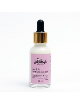 Snail & hyaluronic acid — сироватка з активом муцина равлика і гіалуроновою кислотою Snail & hyaluronic acid — сироватка з активом муцина равлика і гіалуроновою кислотою