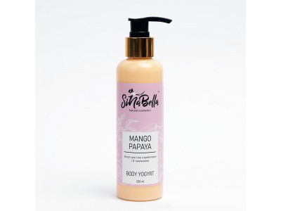 Mango Papaya  — йогурт для тіла з пробіотиком і D- пантенолом з ароматом манго