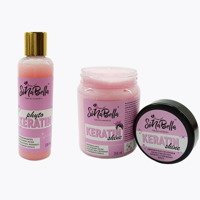 Keratin shine — шампунь та маска для волосся