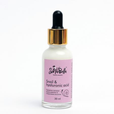 Snail & hyaluronic acid — сироватка з активом муцина равлика і гіалуроновою кислотою